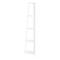 Monarch Specialties Bookshelf, Bookcase, Etagere, Corner, 4 Tier, 60 in.H, Office, Bedroom, White Laminate, White Metal I 3665 - alternate 8